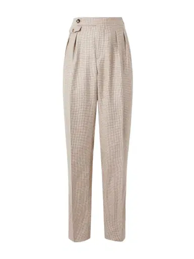 Brunello Cucinelli Straight-Leg Pleated Puppytooth Cashmere and Silk-Blend Suit Trousers - Men | Thumbnail 1 Brunello Cucinelli Straight-Leg Pleated Puppytooth Cashmere and Silk-Blend Suit Trousers - Men | Thumbnail 1