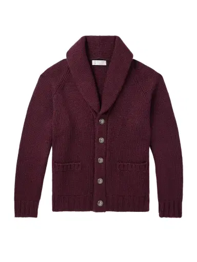 Brunello Cucinelli Shawl-Collar Cashmere Cardigan - Men | Thumbnail 1 Brunello Cucinelli Shawl-Collar Cashmere Cardigan - Men | Thumbnail 1
