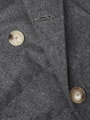 Brunello Cucinelli Double-Breasted Shearling-Trimmed Quilted Wool Down Jacket - Men | Thumbnail 5 Brunello Cucinelli Double-Breasted Shearling-Trimmed Quilted Wool Down Jacket - Men | Thumbnail 5