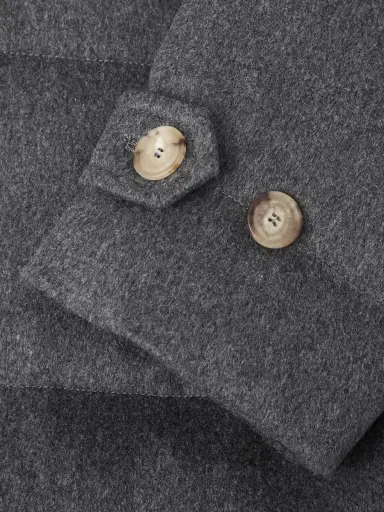 Brunello Cucinelli Double-Breasted Shearling-Trimmed Quilted Wool Down Jacket - Men | Thumbnail 6 Brunello Cucinelli Double-Breasted Shearling-Trimmed Quilted Wool Down Jacket - Men | Thumbnail 6