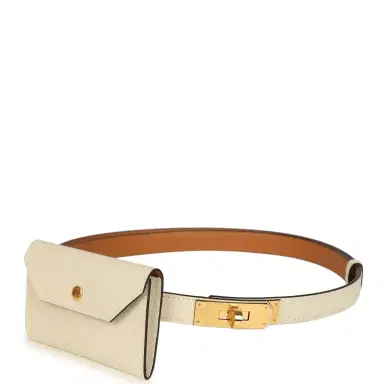 HERMÈS Hermes Kelly Pocket Belt 18 Craie Epsom Gold Hardware | Thumbnail 1 HERMÈS Hermes Kelly Pocket Belt 18 Craie Epsom Gold Hardware | Thumbnail 1