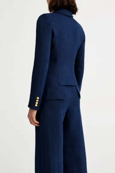 SMYTHE Classic Duchess Blazer - Navy | Thumbnail 3 SMYTHE Classic Duchess Blazer - Navy | Thumbnail 3