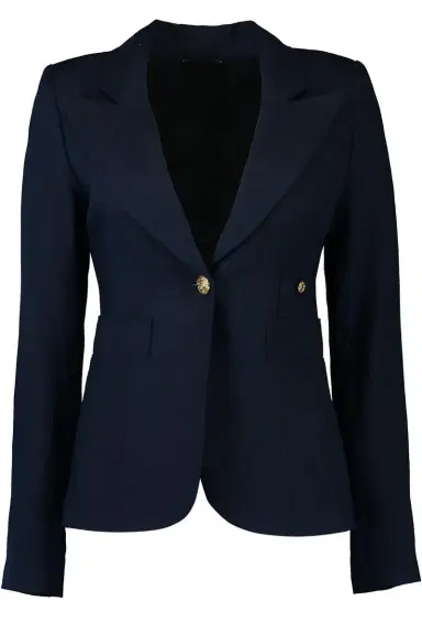 SMYTHE Classic Duchess Blazer - Navy | Thumbnail 1 SMYTHE Classic Duchess Blazer - Navy | Thumbnail 1
