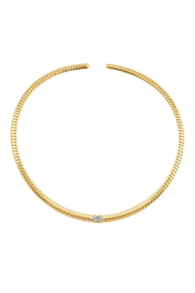 Marina B Diamond Trisolina Collar Necklace