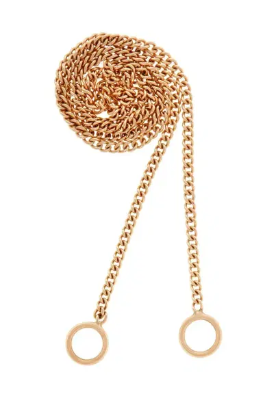 Marla Aaron Fine Curb Chain Necklace | Thumbnail 1 Marla Aaron Fine Curb Chain Necklace | Thumbnail 1
