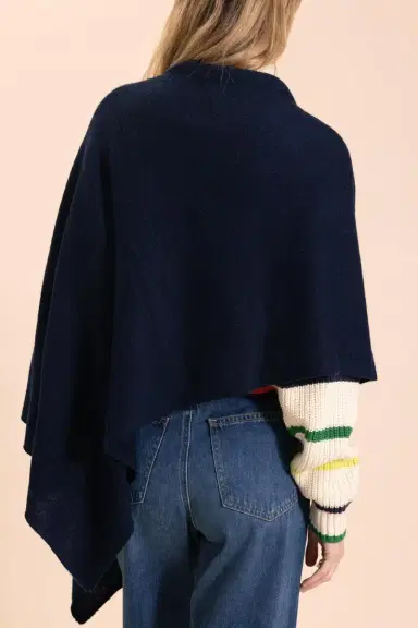 MINNIE ROSE Ruana Cashmere Poncho Cape | Thumbnail 4 MINNIE ROSE Ruana Cashmere Poncho Cape | Thumbnail 4