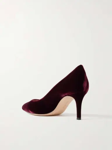 Gianvito Rossi Gianvito 70 Velvet Pumps | Thumbnail 3 Gianvito Rossi Gianvito 70 Velvet Pumps | Thumbnail 3