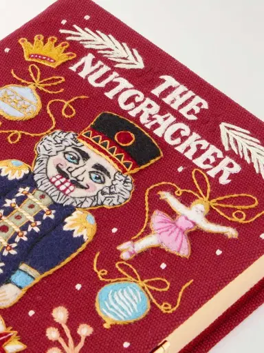 Olympia Le-Tan The Nutcracker Embroidered Appliquéd Canvas Clutch | Thumbnail 4 Olympia Le-Tan The Nutcracker Embroidered Appliquéd Canvas Clutch | Thumbnail 4