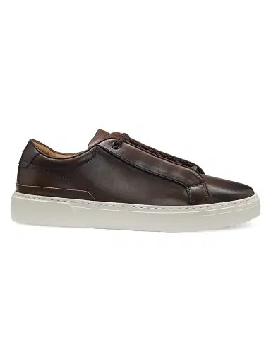BOSS Men's Gary Trainer Sneakers with Hidden Laces - Brown | Thumbnail 1 BOSS Men's Gary Trainer Sneakers with Hidden Laces - Brown | Thumbnail 1