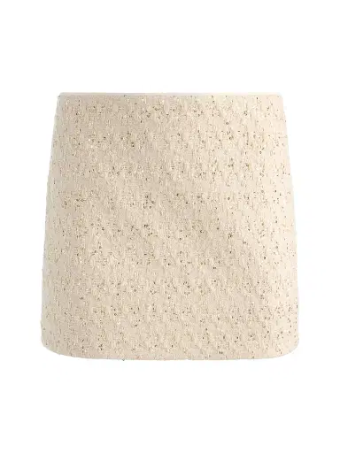 Alice + Olivia Women's Rubi Sequined Tweed Miniskirt - Natural | Thumbnail 1 Alice + Olivia Women's Rubi Sequined Tweed Miniskirt - Natural | Thumbnail 1
