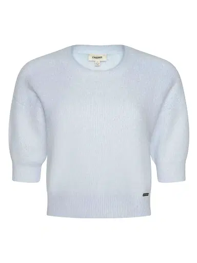 L'Agence Women's Guinevere Crop Sweater - Pale Mist Blue - Size XL | Thumbnail 1 L'Agence Women's Guinevere Crop Sweater - Pale Mist Blue - Size XL | Thumbnail 1