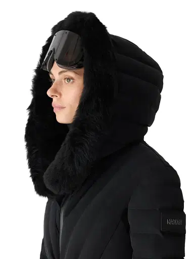 Mackage Women's Krystal Belted Down Ski Jacket - Black - Size Large | Thumbnail 7 Mackage Women's Krystal Belted Down Ski Jacket - Black - Size Large | Thumbnail 7