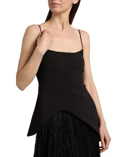 AMUR Women's Leighton Pleated Gown - Black | Thumbnail 6 AMUR Women's Leighton Pleated Gown - Black | Thumbnail 6
