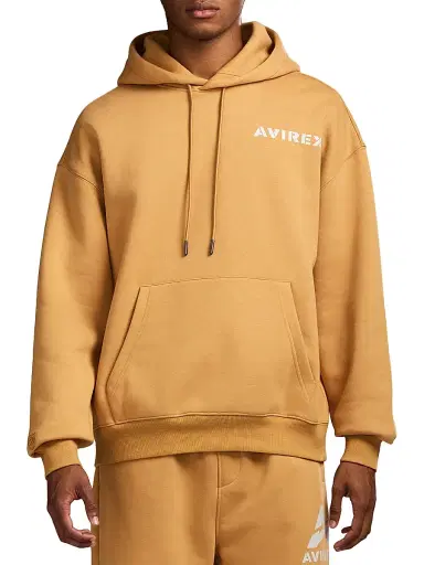 Avirex Men's Core Stacked Logo Hoodie | Thumbnail 3 Avirex Men's Core Stacked Logo Hoodie | Thumbnail 3