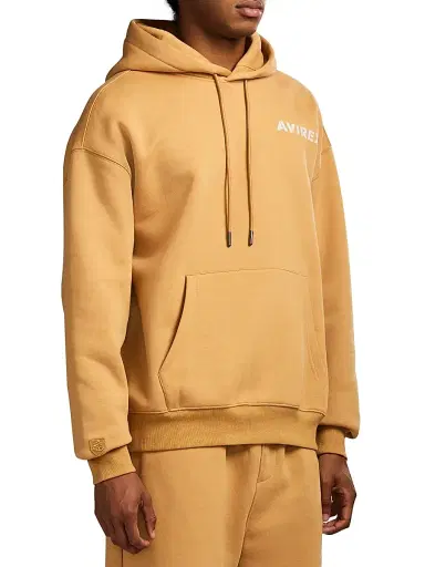 Avirex Men's Core Stacked Logo Hoodie | Thumbnail 5 Avirex Men's Core Stacked Logo Hoodie | Thumbnail 5
