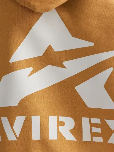 Avirex Men's Core Stacked Logo Hoodie | Thumbnail 7 Avirex Men's Core Stacked Logo Hoodie | Thumbnail 7