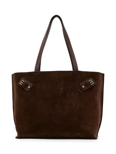 Proenza Schouler Women's Days Suede Tote Bag - Chocolate | Thumbnail 2 Proenza Schouler Women's Days Suede Tote Bag - Chocolate | Thumbnail 2