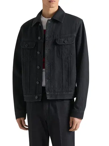 Givenchy Men's Jacket in Denim | Thumbnail 3 Givenchy Men's Jacket in Denim | Thumbnail 3