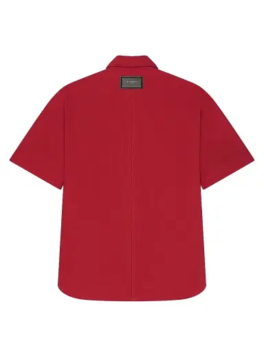 Givenchy Men's Couture Seam Shirt in Overdyed Denim - Dark Red | Thumbnail 2 Givenchy Men's Couture Seam Shirt in Overdyed Denim - Dark Red | Thumbnail 2