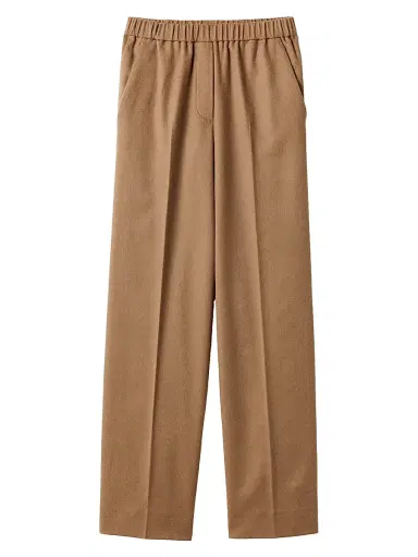 Miu Miu Women's Camel Hair Drawstring Pants - Brown | Thumbnail 1 Miu Miu Women's Camel Hair Drawstring Pants - Brown | Thumbnail 1