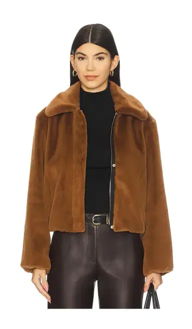 Theory Faux Fur Jacket | Thumbnail 1 Theory Faux Fur Jacket | Thumbnail 1
