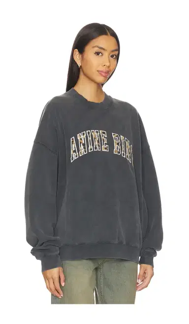 ANINE BING Miles Sweatshirt Anine Bing Leopard | Thumbnail 2 ANINE BING Miles Sweatshirt Anine Bing Leopard | Thumbnail 2