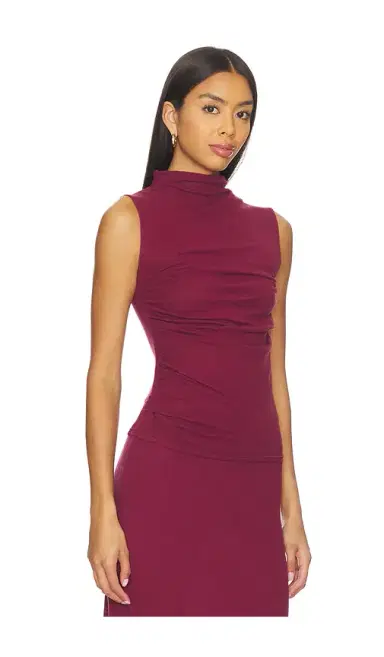 Enza Costa Cashmere Sleeveless Twist Top | Thumbnail 2 Enza Costa Cashmere Sleeveless Twist Top | Thumbnail 2