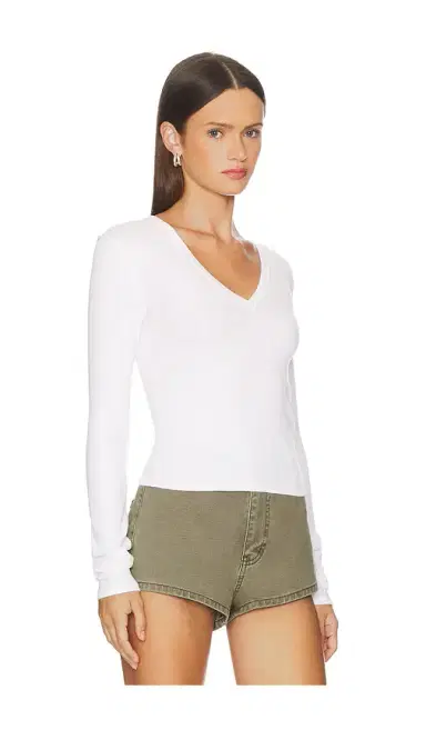 Free People x We The Free Neria Long Sleeve In Clean | Thumbnail 2 Free People x We The Free Neria Long Sleeve In Clean | Thumbnail 2