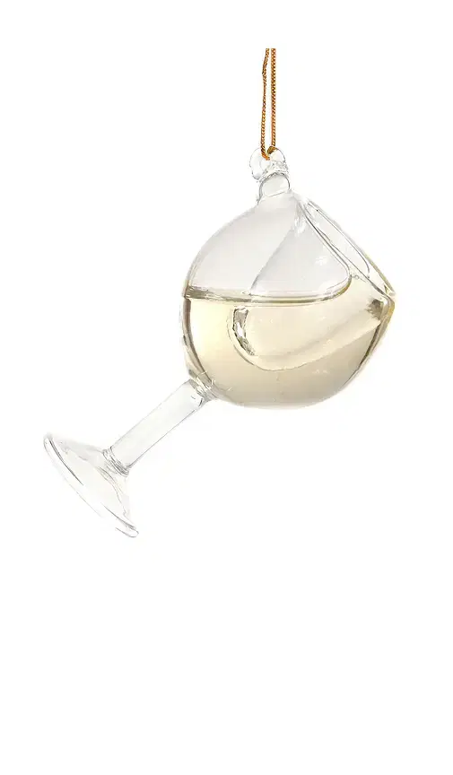 Glass Of White Wine Ornament Glass Of White Wine Ornament
