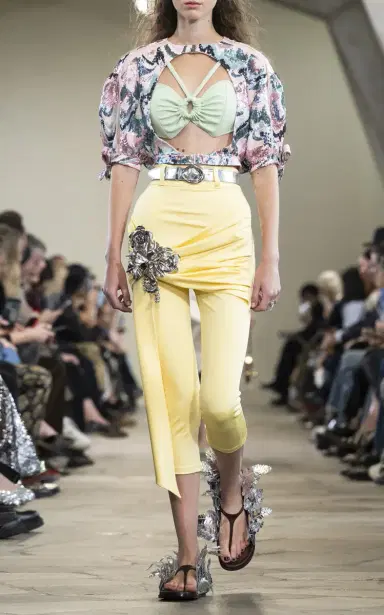 Rabanne Sash-Detailed Skinny Pants | Thumbnail 5 Rabanne Sash-Detailed Skinny Pants | Thumbnail 5