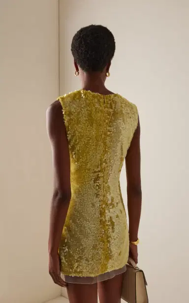 RACHEL GILBERT Kaia Sequined Tulle Mini Dress | Thumbnail 4 RACHEL GILBERT Kaia Sequined Tulle Mini Dress | Thumbnail 4