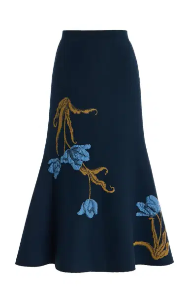 Erdem Embroidered A-Line Midi Skirt | Thumbnail 6 Erdem Embroidered A-Line Midi Skirt | Thumbnail 6