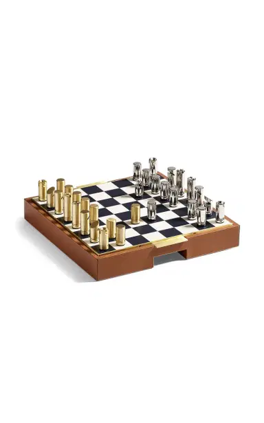 Ralph Lauren Home Fowler Chess And Checkers Game Gift Set - Multi | Thumbnail 3 Ralph Lauren Home Fowler Chess And Checkers Game Gift Set - Multi | Thumbnail 3