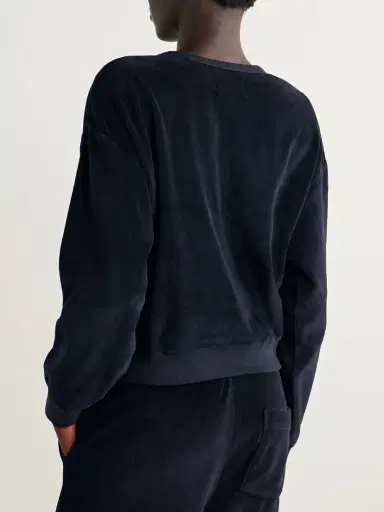 Citizens of Humanity Vintage Cotton-blend Velour Sweatshirt | Thumbnail 4 Citizens of Humanity Vintage Cotton-blend Velour Sweatshirt | Thumbnail 4