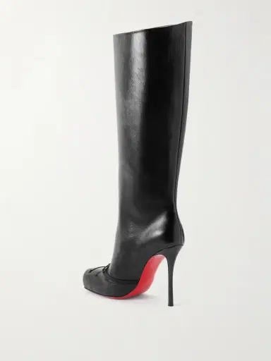 Christian Louboutin Cassia Nodo 100 Leather Knee Boots | Thumbnail 3 Christian Louboutin Cassia Nodo 100 Leather Knee Boots | Thumbnail 3