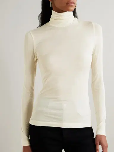 AGOLDE Pascale Stretch-lyocell Turtleneck Top | Thumbnail 3 AGOLDE Pascale Stretch-lyocell Turtleneck Top | Thumbnail 3