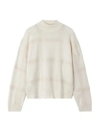 Brunello Cucinelli Sequin-embellished Wool, Cashmere And Silk-blend Sweater | Thumbnail 1 Brunello Cucinelli Sequin-embellished Wool, Cashmere And Silk-blend Sweater | Thumbnail 1
