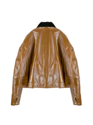 Sacai x Carhartt WIP Asymmetric Leather Jacket | Thumbnail 2 Sacai x Carhartt WIP Asymmetric Leather Jacket | Thumbnail 2