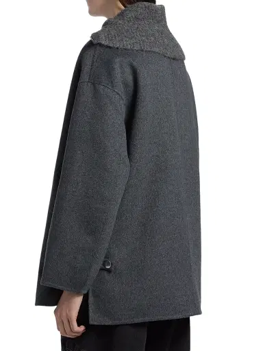 Rails Women's Silves Wool-Blend Zip-Front Jacket - Charcoal | Thumbnail 5 Rails Women's Silves Wool-Blend Zip-Front Jacket - Charcoal | Thumbnail 5