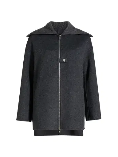 Rails Women's Silves Wool-Blend Zip-Front Jacket - Charcoal | Thumbnail 1 Rails Women's Silves Wool-Blend Zip-Front Jacket - Charcoal | Thumbnail 1