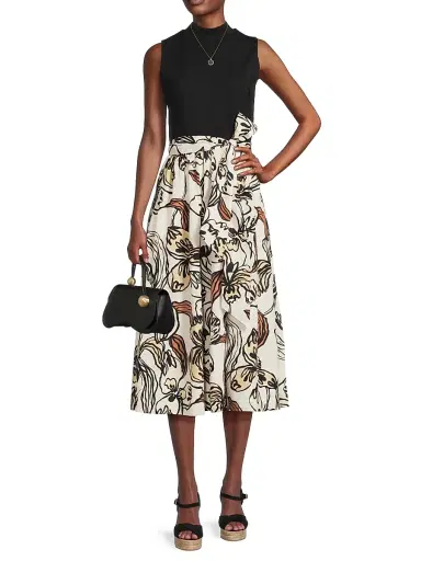 Lilly Pulitzer Women's Prima Printed Sleeveless Midi-Dress - Coconut Oversized Irisistable | Thumbnail 2 Lilly Pulitzer Women's Prima Printed Sleeveless Midi-Dress - Coconut Oversized Irisistable | Thumbnail 2