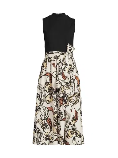 Lilly Pulitzer Women's Prima Printed Sleeveless Midi-Dress - Coconut Oversized Irisistable | Thumbnail 1 Lilly Pulitzer Women's Prima Printed Sleeveless Midi-Dress - Coconut Oversized Irisistable | Thumbnail 1