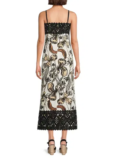 Lilly Pulitzer Women's Vena Iris Printed Maxi Dress - Coconut Oversized Irisistable - Size 14 | Thumbnail 5 Lilly Pulitzer Women's Vena Iris Printed Maxi Dress - Coconut Oversized Irisistable - Size 14 | Thumbnail 5