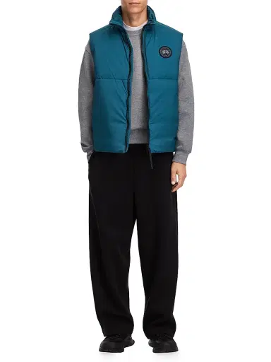 Canada Goose Men's Lodge Quilted Down Vest - Gaurd Blue | Thumbnail 2 Canada Goose Men's Lodge Quilted Down Vest - Gaurd Blue | Thumbnail 2