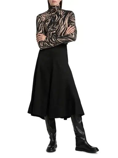 Proenza Schouler White Label Women's Audrey Marble Jersey Top | Thumbnail 2 Proenza Schouler White Label Women's Audrey Marble Jersey Top | Thumbnail 2