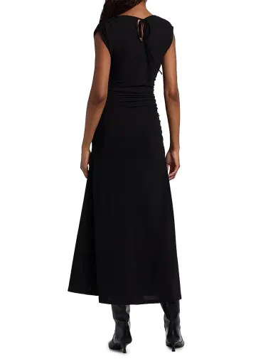 Proenza Schouler White Label Women's Mimi Crêpe Jersey Midi-Dress - Black | Thumbnail 5 Proenza Schouler White Label Women's Mimi Crêpe Jersey Midi-Dress - Black | Thumbnail 5