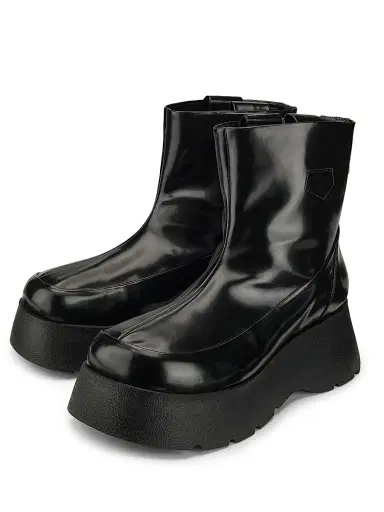 Ganni Women's Kat Platform Ankle Boots - Black | Thumbnail 2 Ganni Women's Kat Platform Ankle Boots - Black | Thumbnail 2