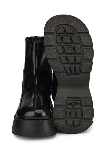 Ganni Women's Kat Platform Ankle Boots - Black | Thumbnail 6 Ganni Women's Kat Platform Ankle Boots - Black | Thumbnail 6