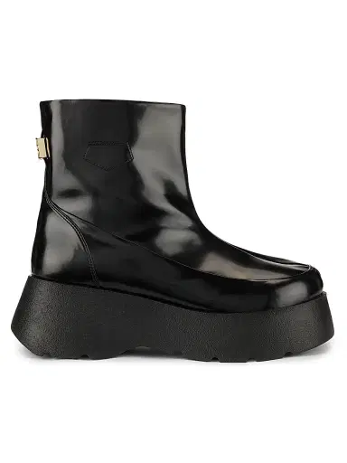 Ganni Women's Kat Platform Ankle Boots - Black | Thumbnail 1 Ganni Women's Kat Platform Ankle Boots - Black | Thumbnail 1