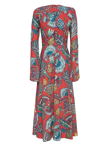 La DoubleJ Women's Farfalla Dress - Red Blue - Size Small | Thumbnail 2 La DoubleJ Women's Farfalla Dress - Red Blue - Size Small | Thumbnail 2
